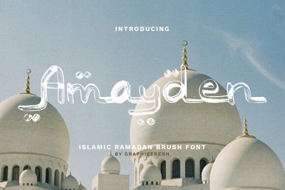 Amayden Typeface for Elegant Editorial Design