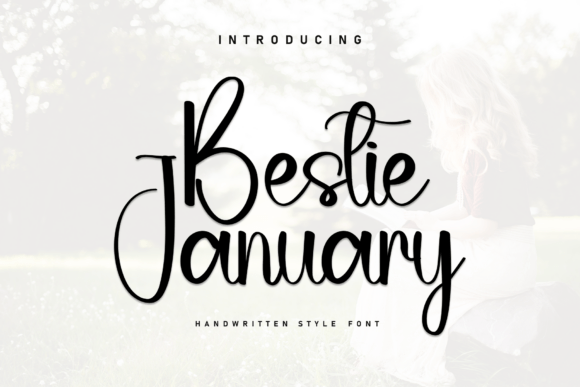 Bestie January: A Handwritten Font for Makers