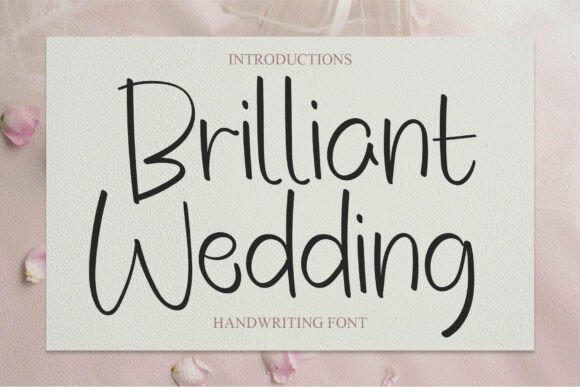 Brilliant Wedding Font for Bold Creative Projects
