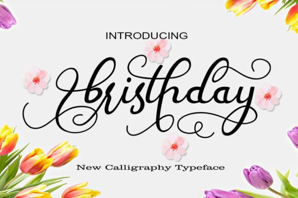 Bristhday Typeface for Scroll-Stopping Design