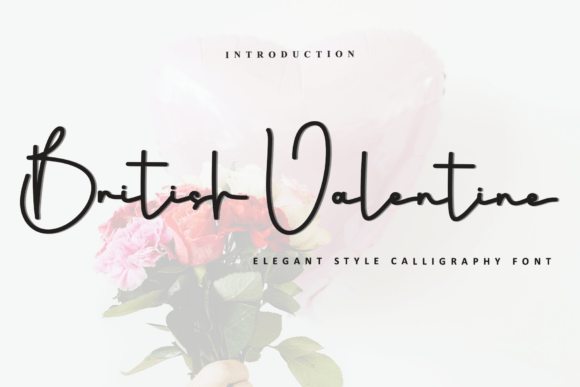 British Valentine: Elevate Your Brand with Elegant Script Fonts