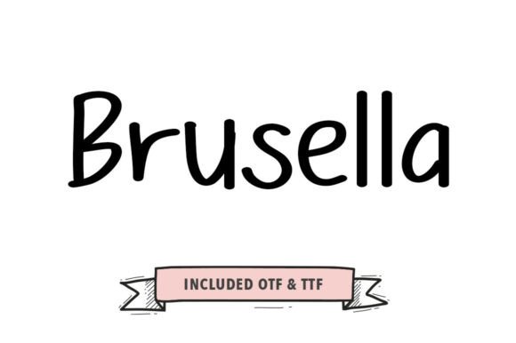 Brusella Brush Typeface Review for Branding