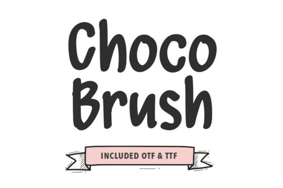 Choco Brush Font for Handmade Branding