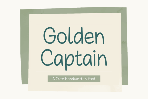 Golden Captain Font for Professional Branding