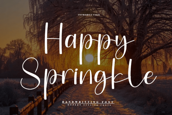 Happy Springkle: A Timeless Handwritten Font for Web Design
