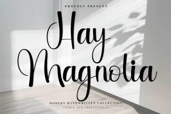 Hay Magnolia: Bold Script Handwritten Fonts for Marketers