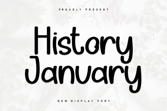 History January Font for Authentic Brand Design