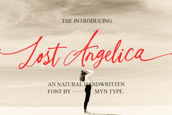 Lost Angelica: A Script Handwritten Font for Editorial Design