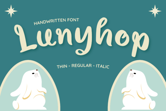 Lunyhop: The Joyful Script Handwritten Font for Playful Branding