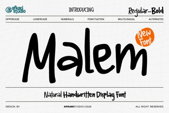 Malem: The Handwritten Font for Authentic Branding