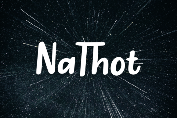 Nathot Font: The Perfect Rounded Typeface for Crafters