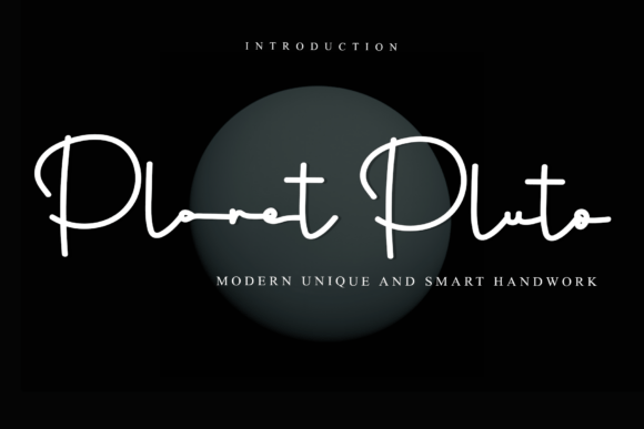 Planet Pluto Typeface for Festive Campaigns