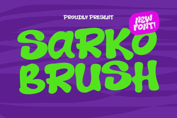 Sarko Brush: Bold Handwritten Font for Web Design