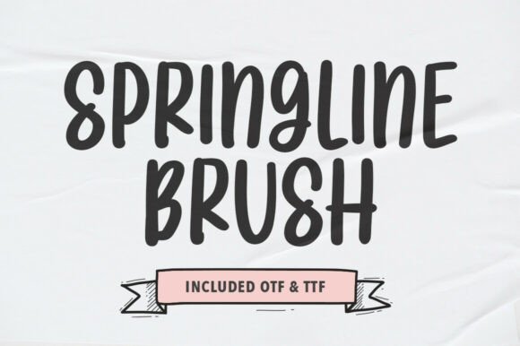 Springline Brush Typeface for Authentic Branding