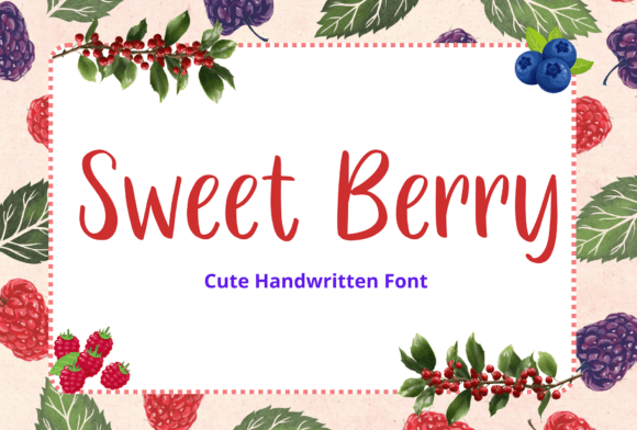 Sweet Berry: A Playful Handwritten Font for Makers