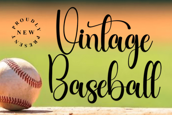 Vintage Baseball Font Review: A Playful Script for Designers