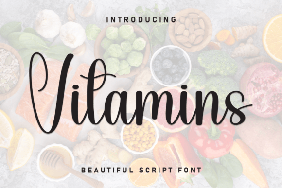 Vitamins Typeface for Elegant Web Design