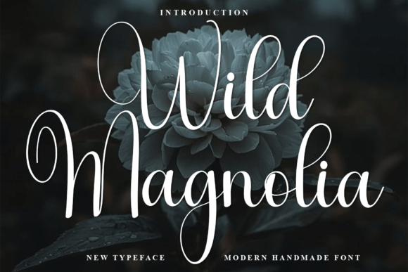 Wild Magnolia Typeface for Festive Branding