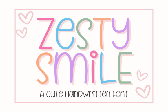 Zesty Smile: A Playful Script Font for Web Design