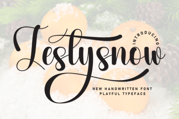 Zestysnow: The Whimsical Handwritten Font for Marketers